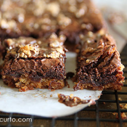 Easy Chocolate Chip Peanut Butter Cookie Brownies