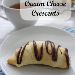 Easy Chocolate Cream Cheese Crescents