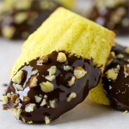 Easy Chocolate Dipped Madeleines Recipe
