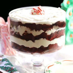 Easy Christmas Red Velvet Cake Trifle Recipe
