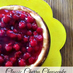 Easy Classic Cherry Cheesecake