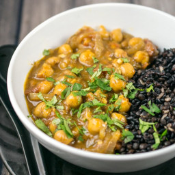 Easy Coconut Chickpea Curry