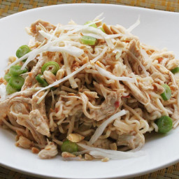 Easy Cold Sesame Noodles With Shredded Chicken Recipe