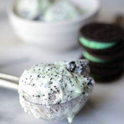 Easy Cookies ‘n Mint Ice Cream