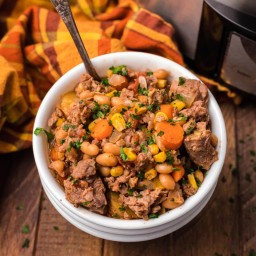 Easy Cowboy Stew Recipe (Slow Cooker)