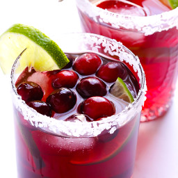 Easy Cranberry Margaritas
