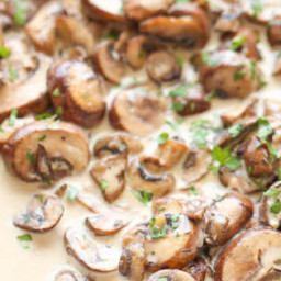 Easy Creamy Mushrooms