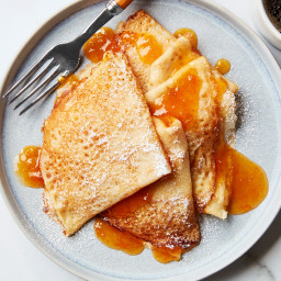 Easy Crepes With Brandy