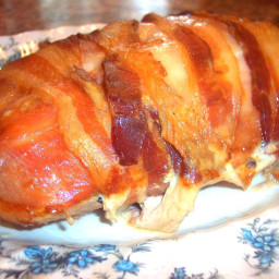 Easy Crock Pot Bacon-Wrapped Pork Loin Roast