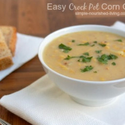 Easy Crock Pot Corn Chowder