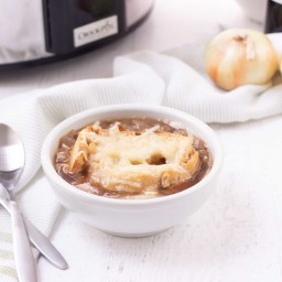 Easy Crock Pot French Onion Soup