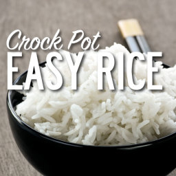 Easy Crock Pot Rice