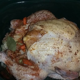 Easy Crock Pot Whole Chicken