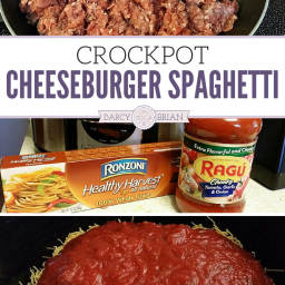 Easy Crockpot Cheeseburger Spaghetti Recipe