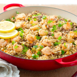 Easy Dirty Rice with Shrimp