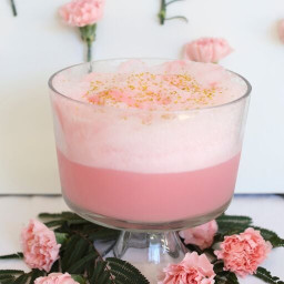 EASY DREAMY FROTHY PINK PUNCH RECIPE