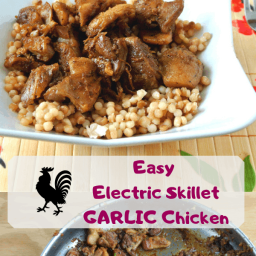 Easy Electric Skillet GARLIC Chicken