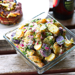 Easy Fingerling Potato Salad With Creamy Dill Dressing Recipe