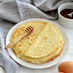 Easy French crepes