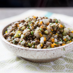 Easy French Lentils With Garlic and Herbs Recipe