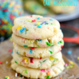 Easy Funfetti Cake Mix Cookies