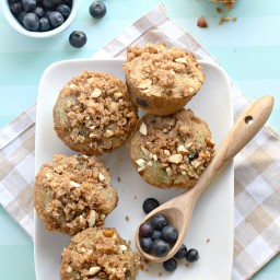 Easy GF Blueberry Struesel Muffins