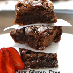 Easy Gluten Free Chocolate Brownies!