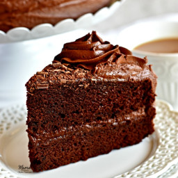 Easy Gluten-Free Chocolate Cake {Dairy-Free Option}