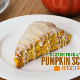 EASY Gluten Free & Vegan Pumpkin Scone Recipe - Starbucks Copycat