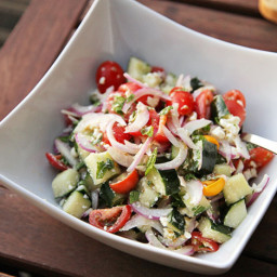 Easy Greek Chopped Salad Recipe
