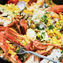 Easy Grilled Paella Recipe