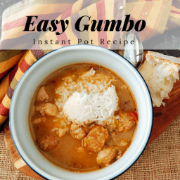 Easy Gumbo Recipe (Instant Pot recipe)