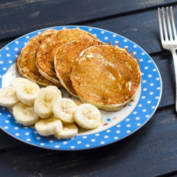 Easy Healthy Banana Oat Pancakes