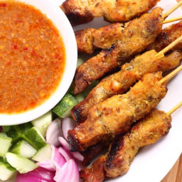 Easy Healthy Chicken Satay for Two