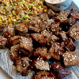 Easy Hibachi Steak and Fried Rice