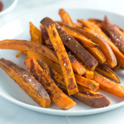 Easy, Homemade Baked Sweet Potato Fries Recipe