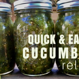 Easy Homemade Pickle Relish