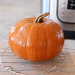 Easy Homemade Pumpkin Puree {Pressure Cooker}