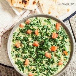 Easy Indian Creamed Spinach