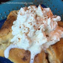 Easy Individual Cinnamon Apple Tarts with Maple Whipped Cream