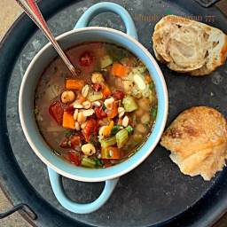 Easy Instant Pot Vegetable Barley Soup Recipe