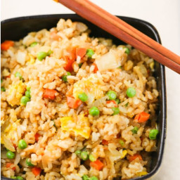 Easy Island Fried Rice for a Crowd of 75