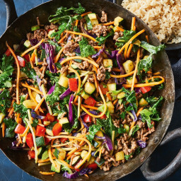 Easy Japanese beef mince stir-fry
