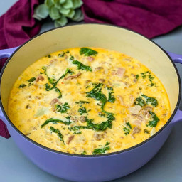 Easy, Keto Low-Carb Zuppa Toscana Soup + {VIDEO}