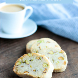 Easy Keto Pistachio Shortbread Cookies