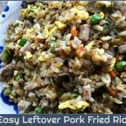 Easy Leftover Pork Fried Rice