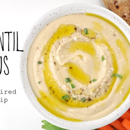 Easy Lentil Hummus Recipe