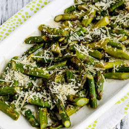 Easy Low-Carb Air Fryer Asparagus with Lemon and Parmesan