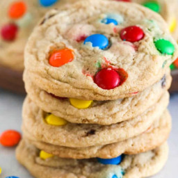Easy M&M Cookies {From Scratch!}