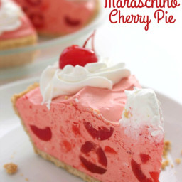 Easy Maraschino Cherry Pie